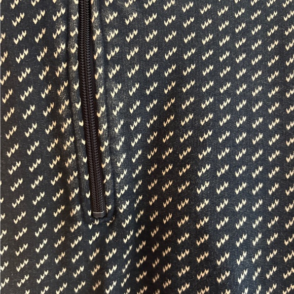 L.L. Bean Navy Nautical Blue Zip Up Sweater - Picture 4 of 5